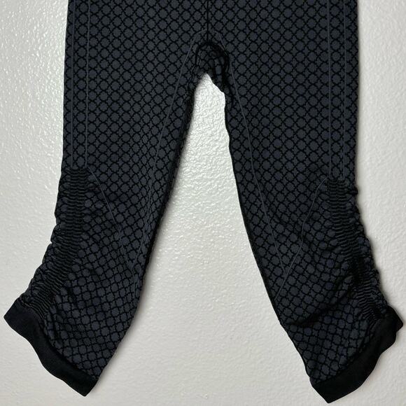 Lululemon In The Flow Crops leggings Heathered Deep Coal women's 4 style #W6D87S - Picture 6 of 16